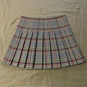 Nobo plaid pleated skirt juniors sz 7